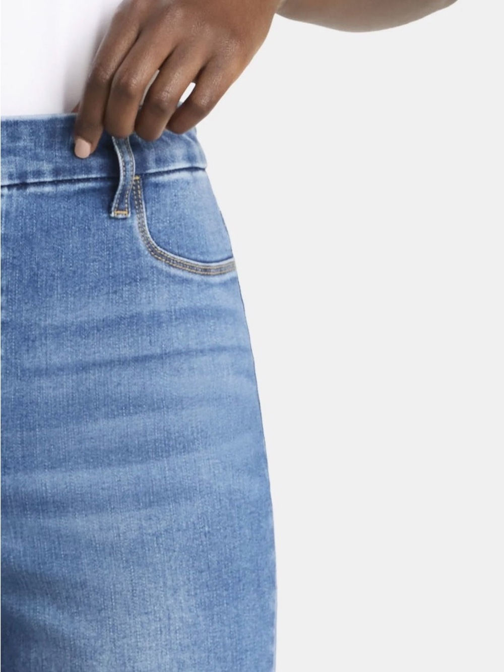 5/$30 Bundle Time and Tru Straight Light Blue Denim Jeggings NWT SMALL (4-6) - Picture 6 of 14